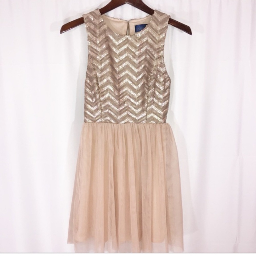 Blue rain dress
